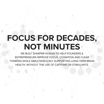 SHARPER HUMAN - Natural Brain Supplement & Nootropic Stack